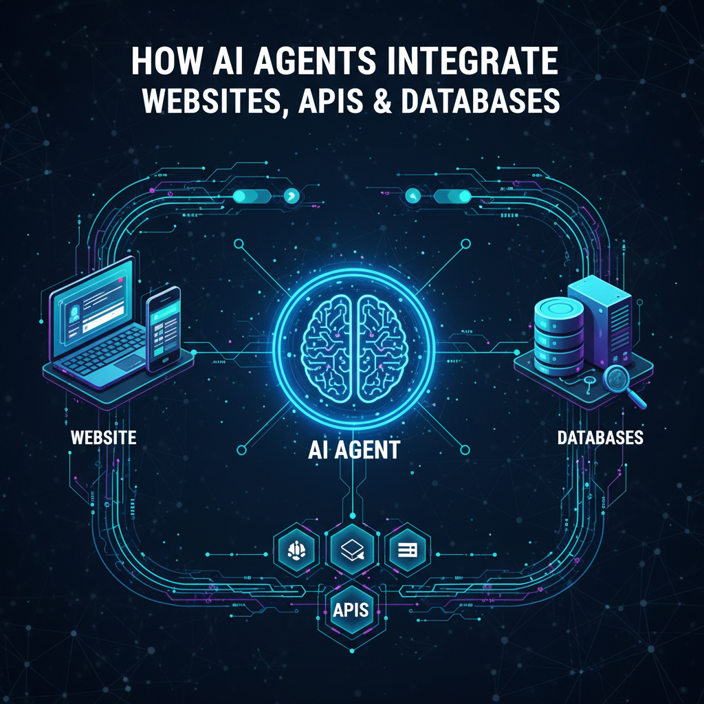 how-ai-agents-integrate-with-websites-apis-and-databases